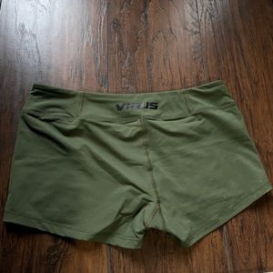 Virus army green Action Sport Performance shorts